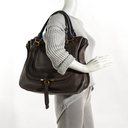Chloe Calfskin Large Marcie Satchel Ash 2 of 10