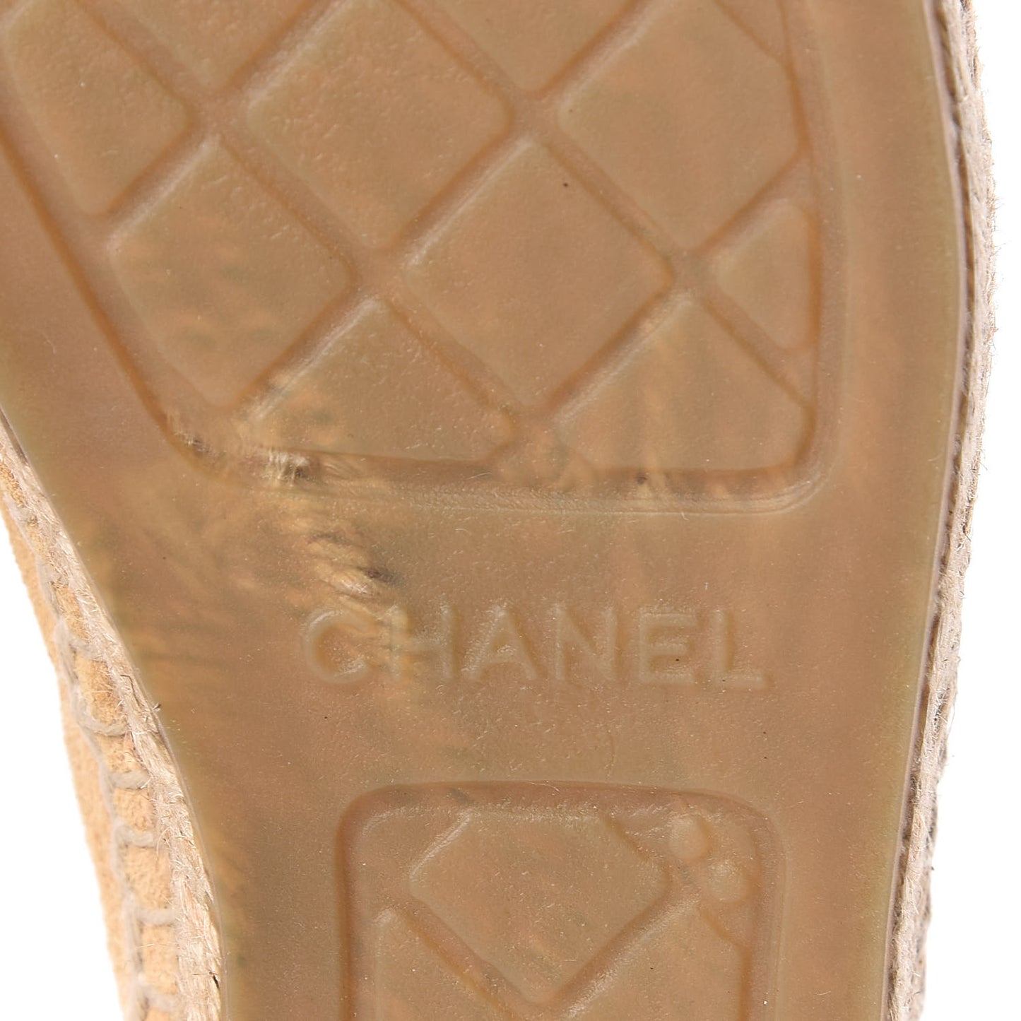 Suede Pearl CC Espadrilles 38 Beige Black