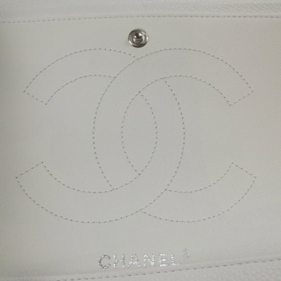 Caviar Jumbo Flap White