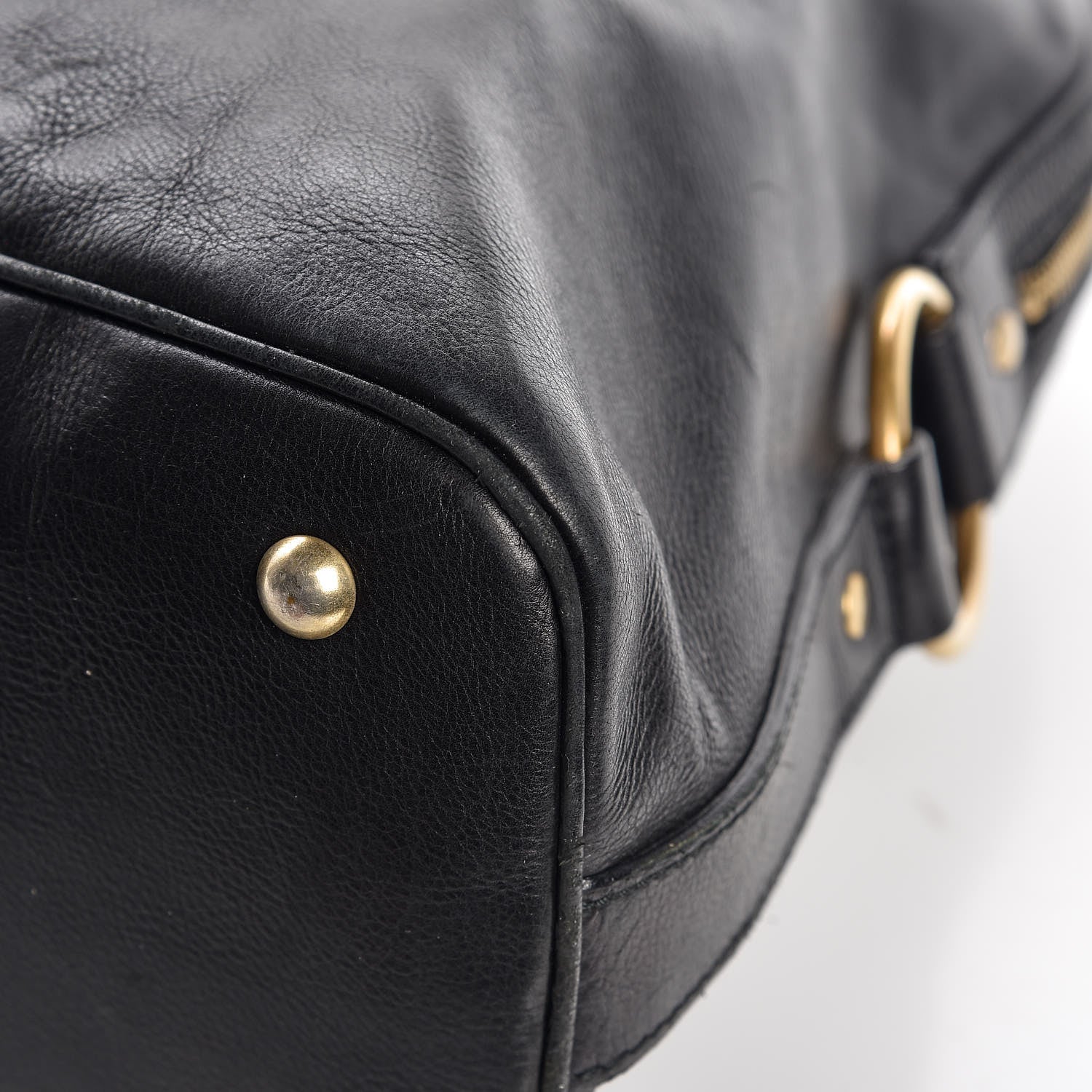Saint Laurent Calfskin Oversized Muse Black 10 of 13