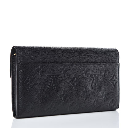 Louis Vuitton Empreinte Sarah Wallet NM Black 3 of 7