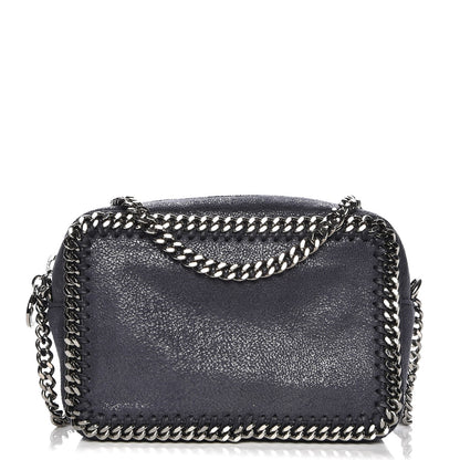 Stella McCartney Shaggy Deer Falabella Crossbody Camera Bag Navy 1 of 7