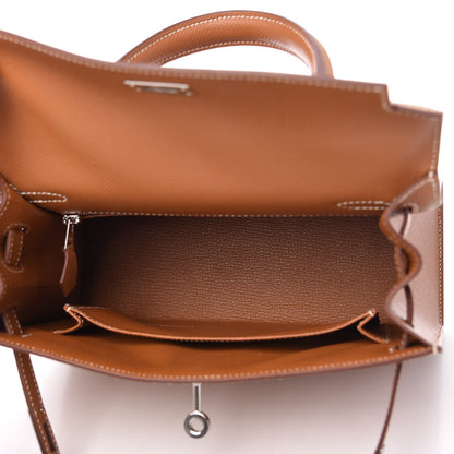Hermes Epsom Kelly Sellier 25 Gold 5 of 11