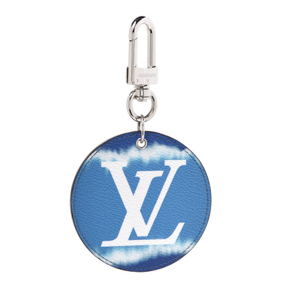 Louis Vuitton Monogram Escale Bag Charm Key Holder Blue 1 of 3