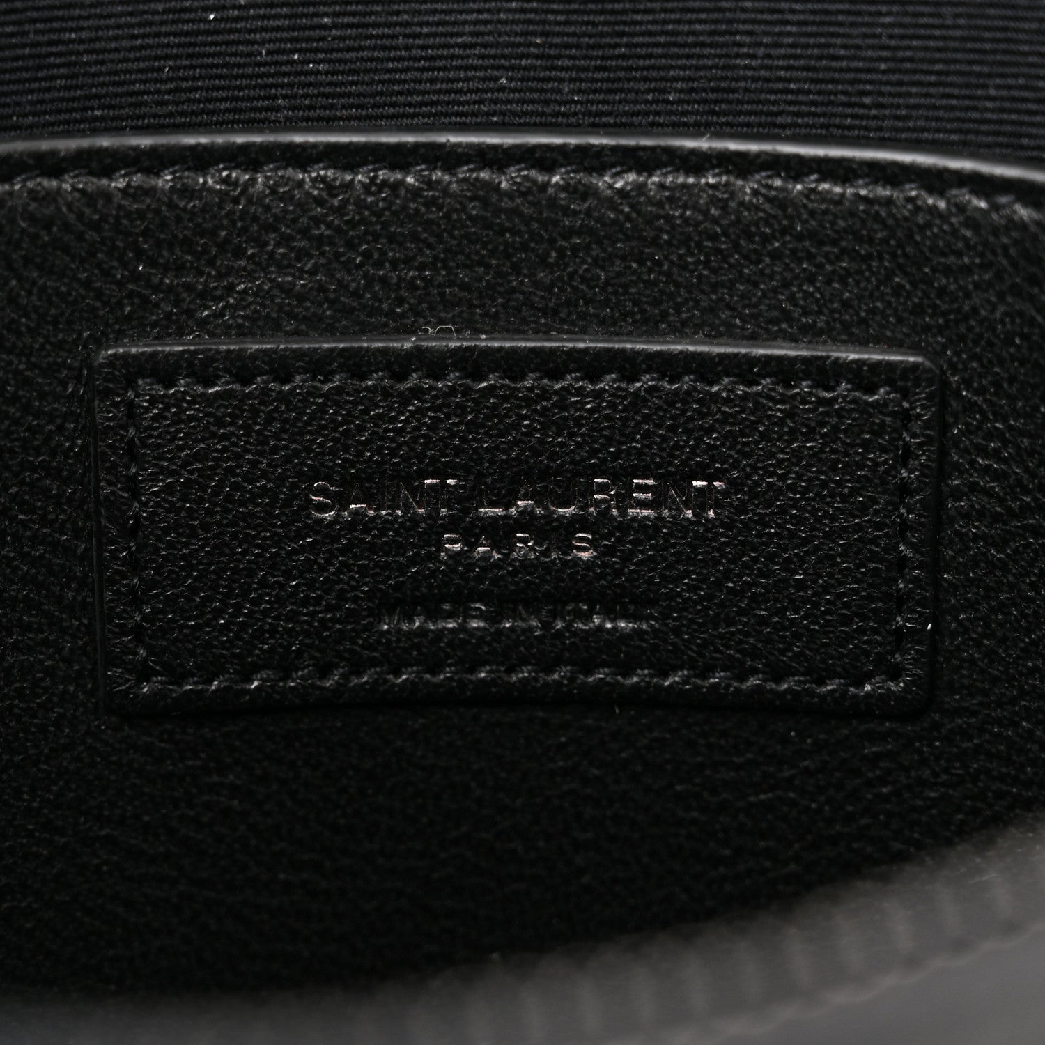 Saint Laurent Calfskin Small Monogram Love Shoulder Bag Black 7 of 12