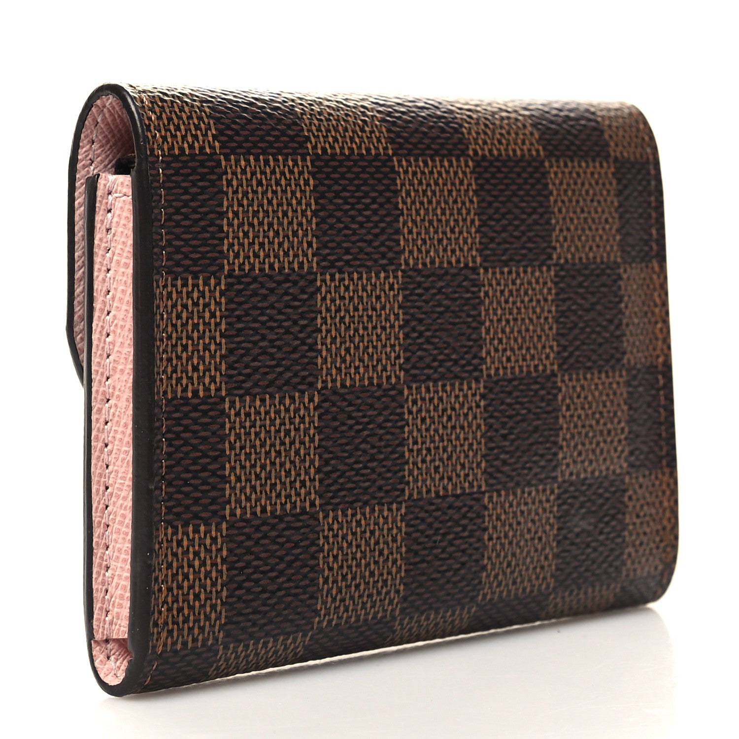 Louis Vuitton Damier Ebene Rosalie Coin Purse Rose Ballerine 3 of 9