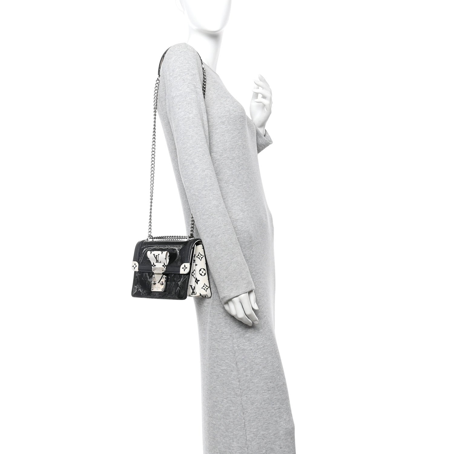 Louis Vuitton Vernis Epi Monogram Wynwood Black White 2 of 9