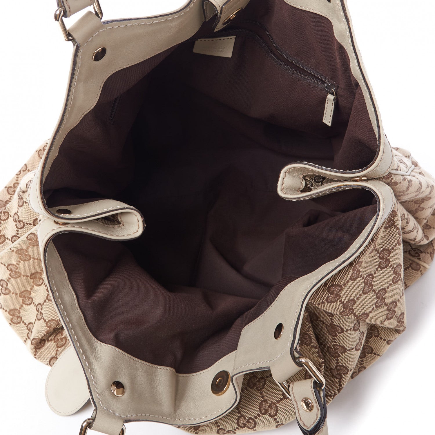 Gucci Monogram Large Sukey Tote Off White 4 of 9