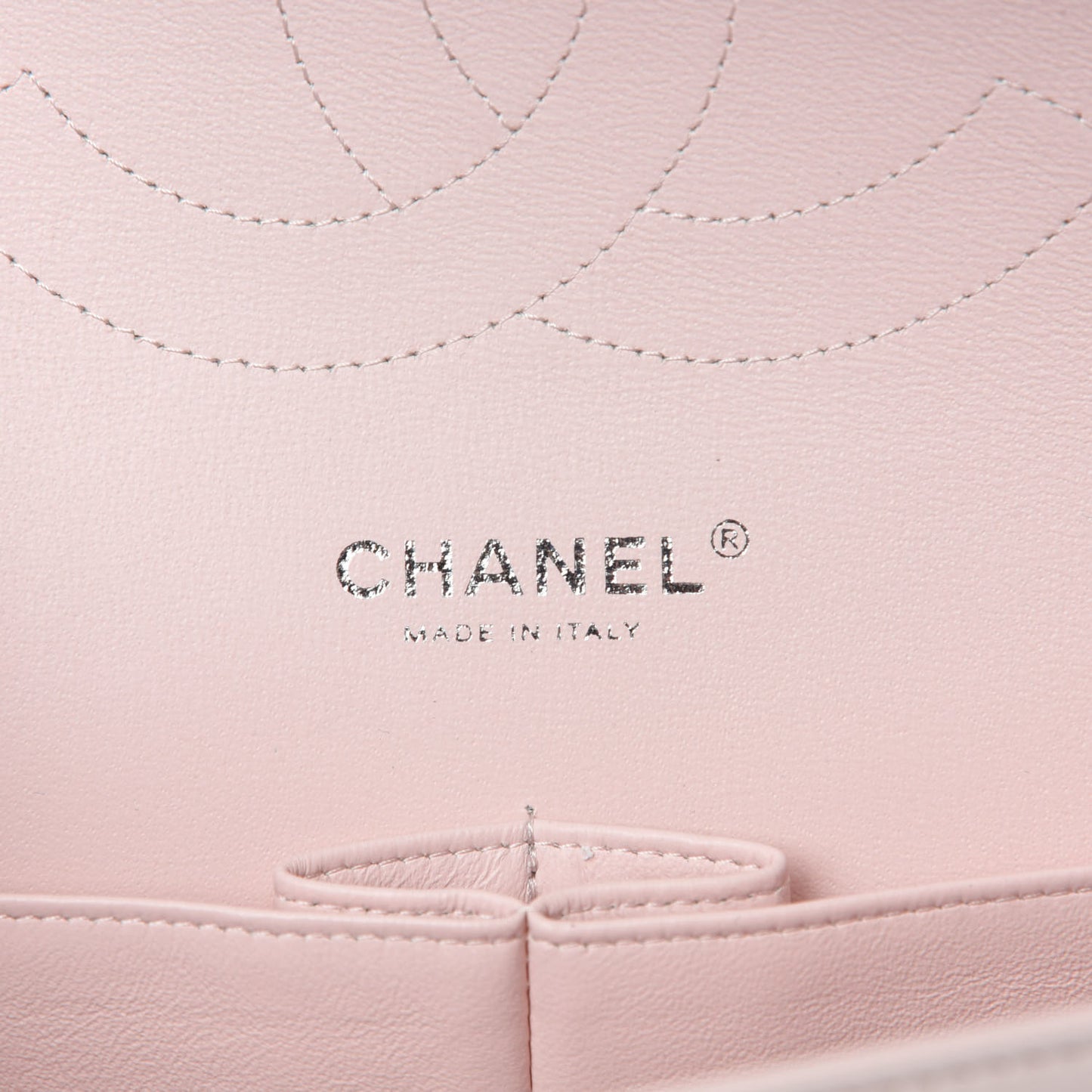 Patent Quilted Jumbo Double Flap Light Pink