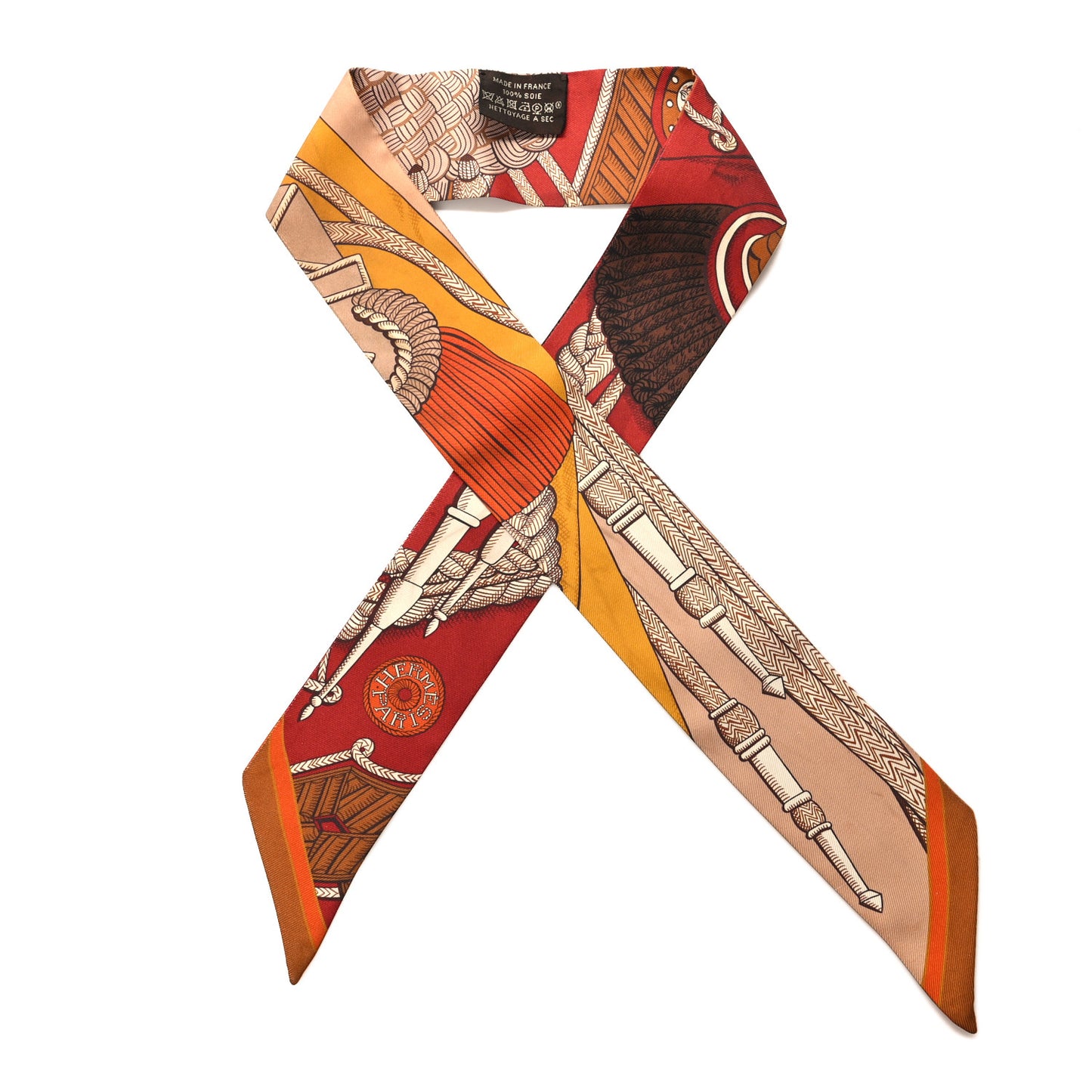 Silk Zouaves Et Dragons Twilly Acajou