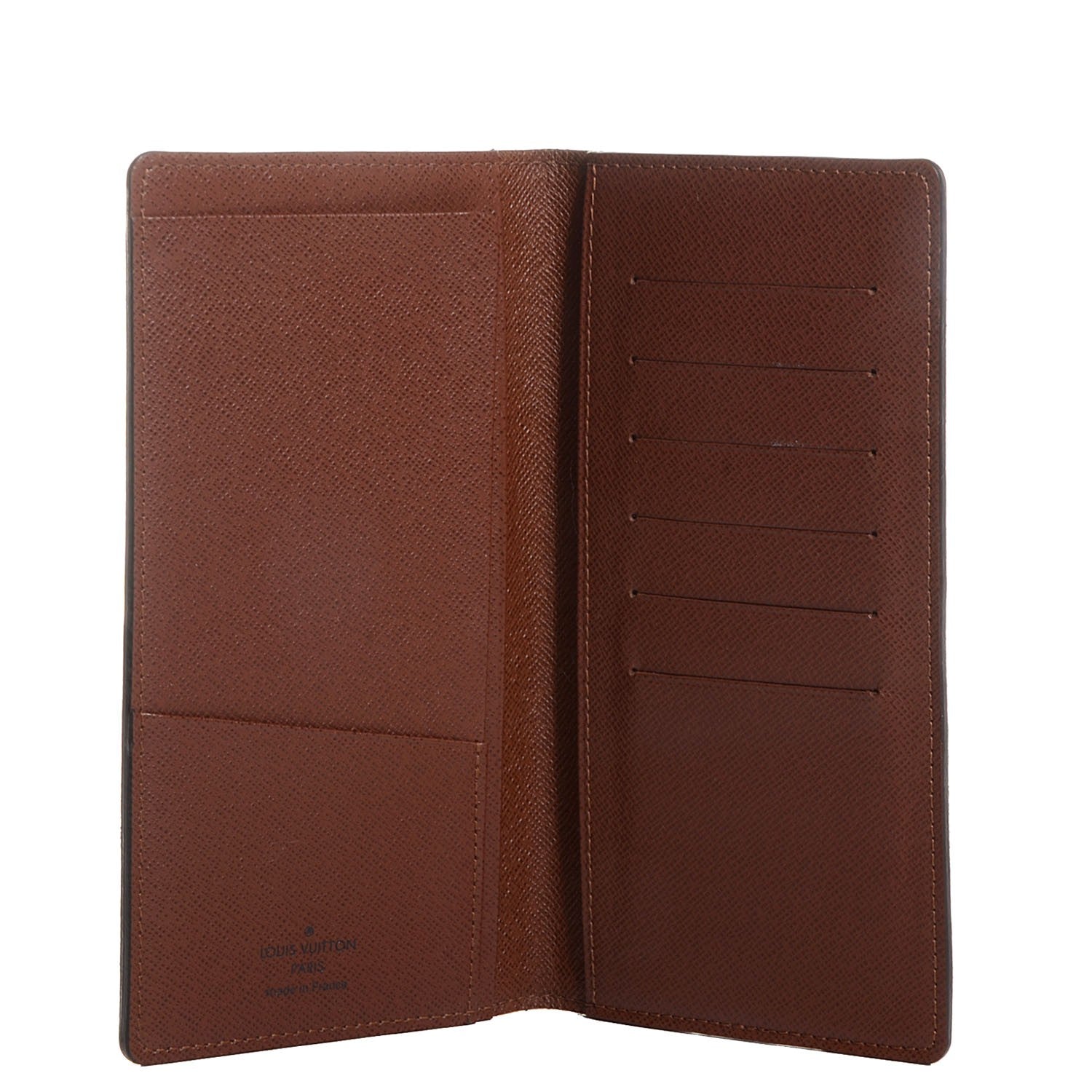 Louis Vuitton Monogram Porte Valeurs Checkbook Wallet 5 of 7