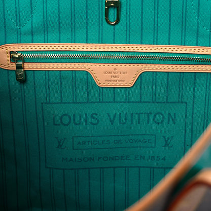 Louis Vuitton Monogram V Neverfull MM Turquoise 7 of 22