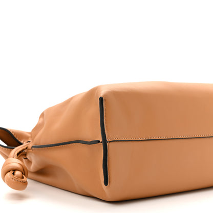 Loewe Nappa Calfskin Medium Flamenco Knot Clutch Warm Desert 15 of 31