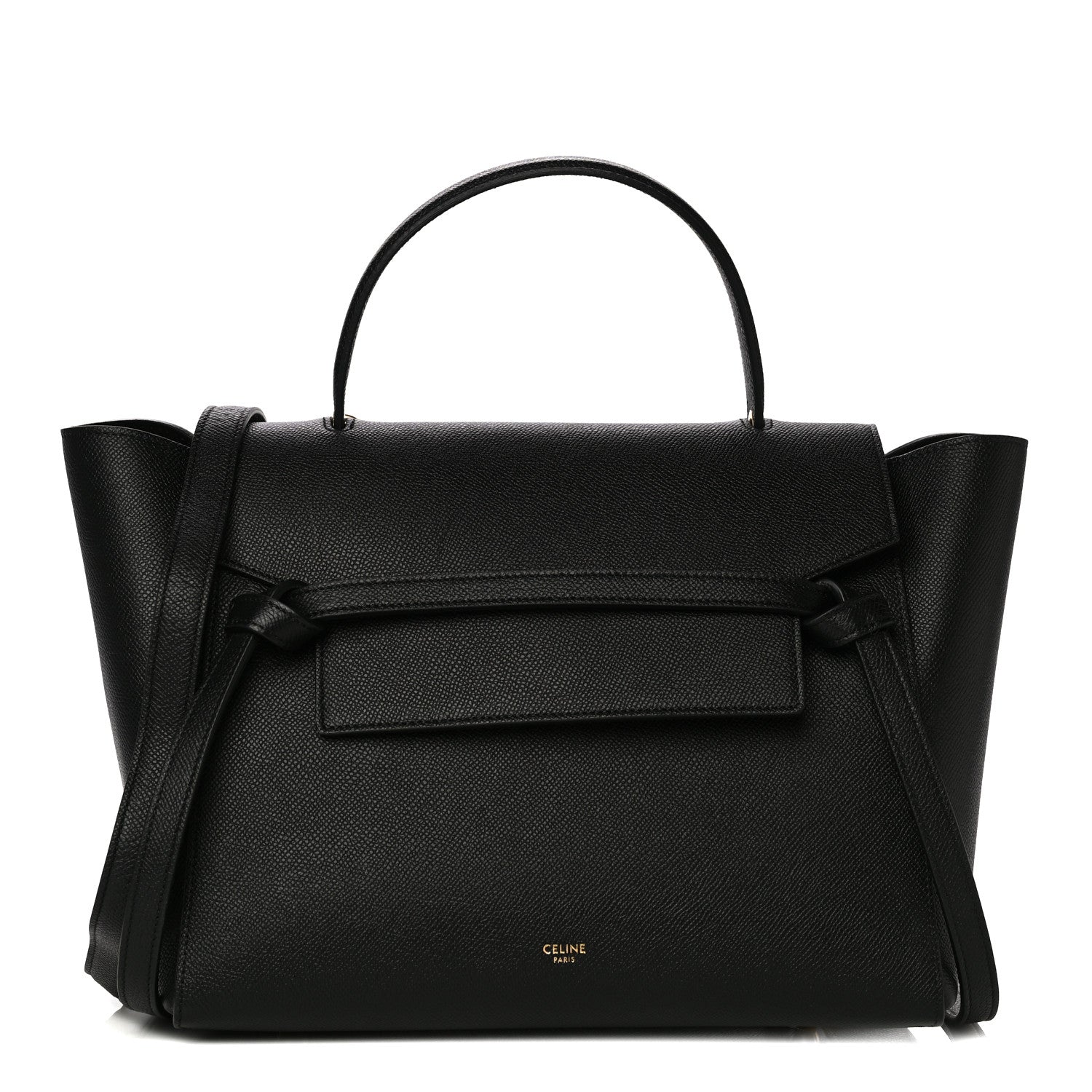 Celine Grained Calfskin Mini Belt Bag Black 1 of 12