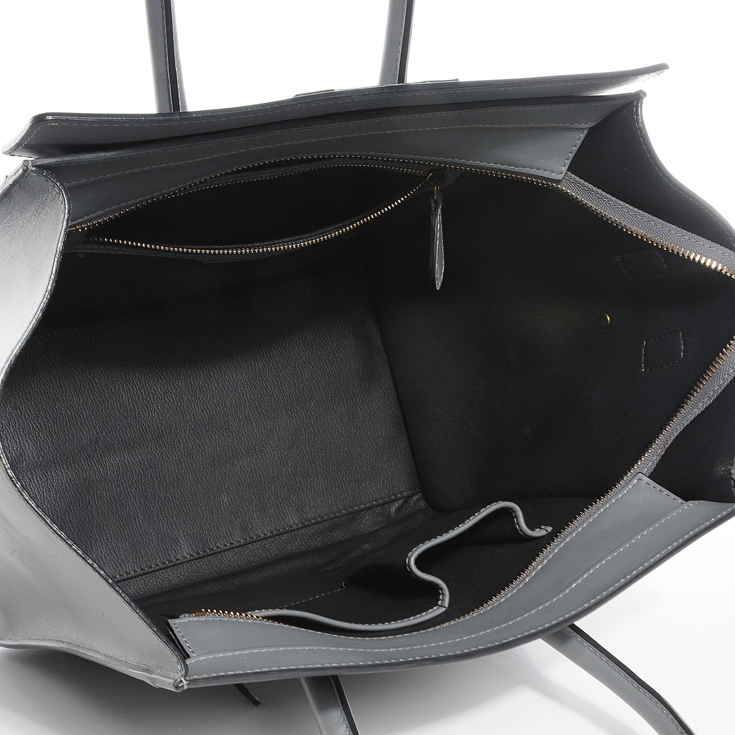 Palmelato Calfskin Mini Luggage Grey