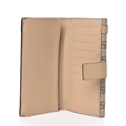Gucci GG Supreme Monogram Nice Continental Wallet Beige 5 of 11