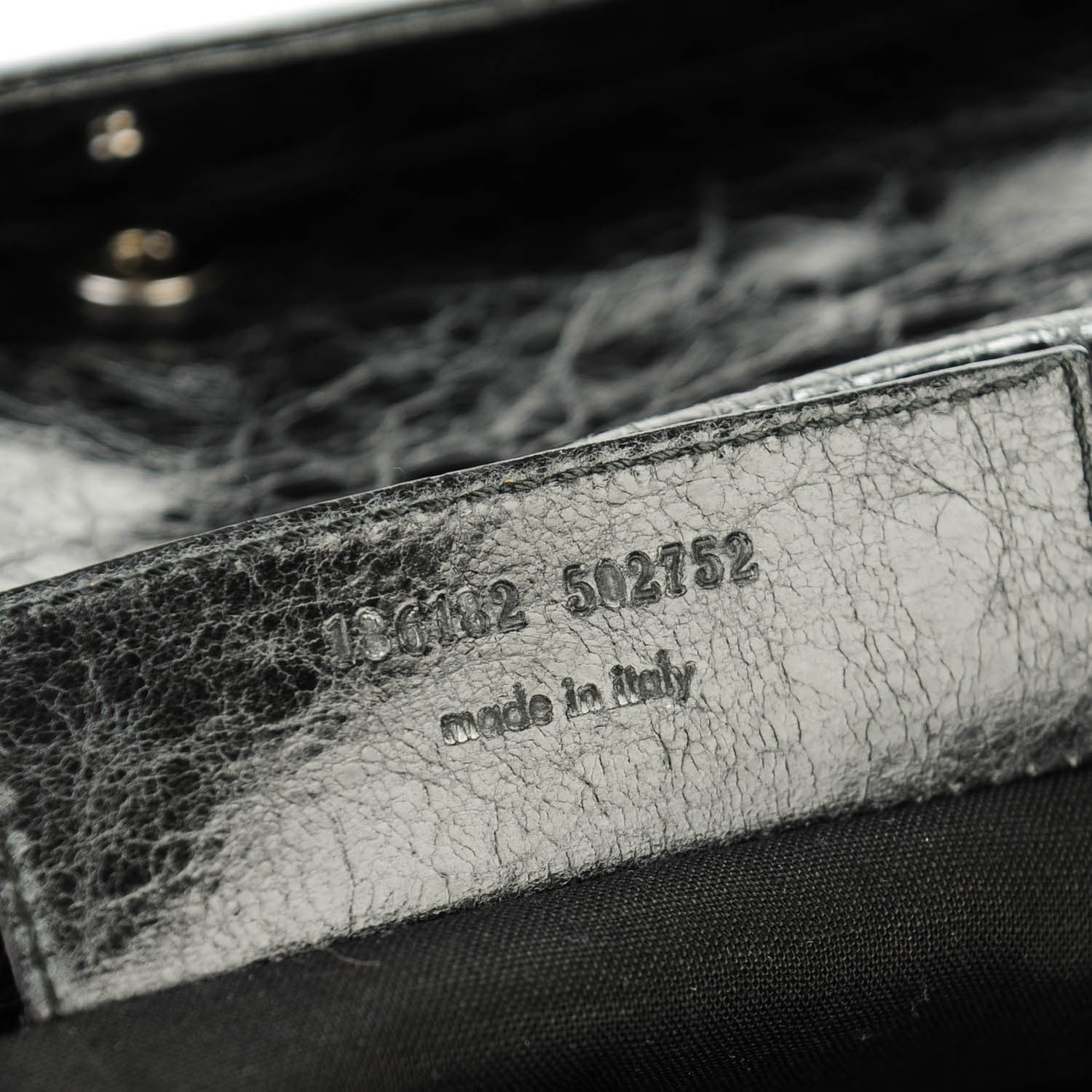 Balenciaga Agneau Giant 21 Silver Hardware Envelope Clutch Plomb 7 of 7
