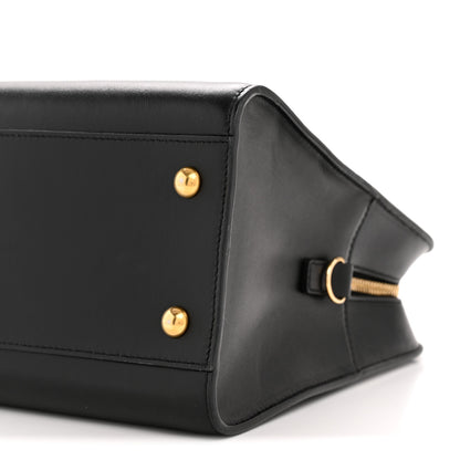 Saint Laurent Smooth Calfskin Small Monogram Cabas Black 10 of 13