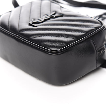 Saint Laurent Calfskin Matelasse Monogram Lou Belt Bag Black 9 of 10