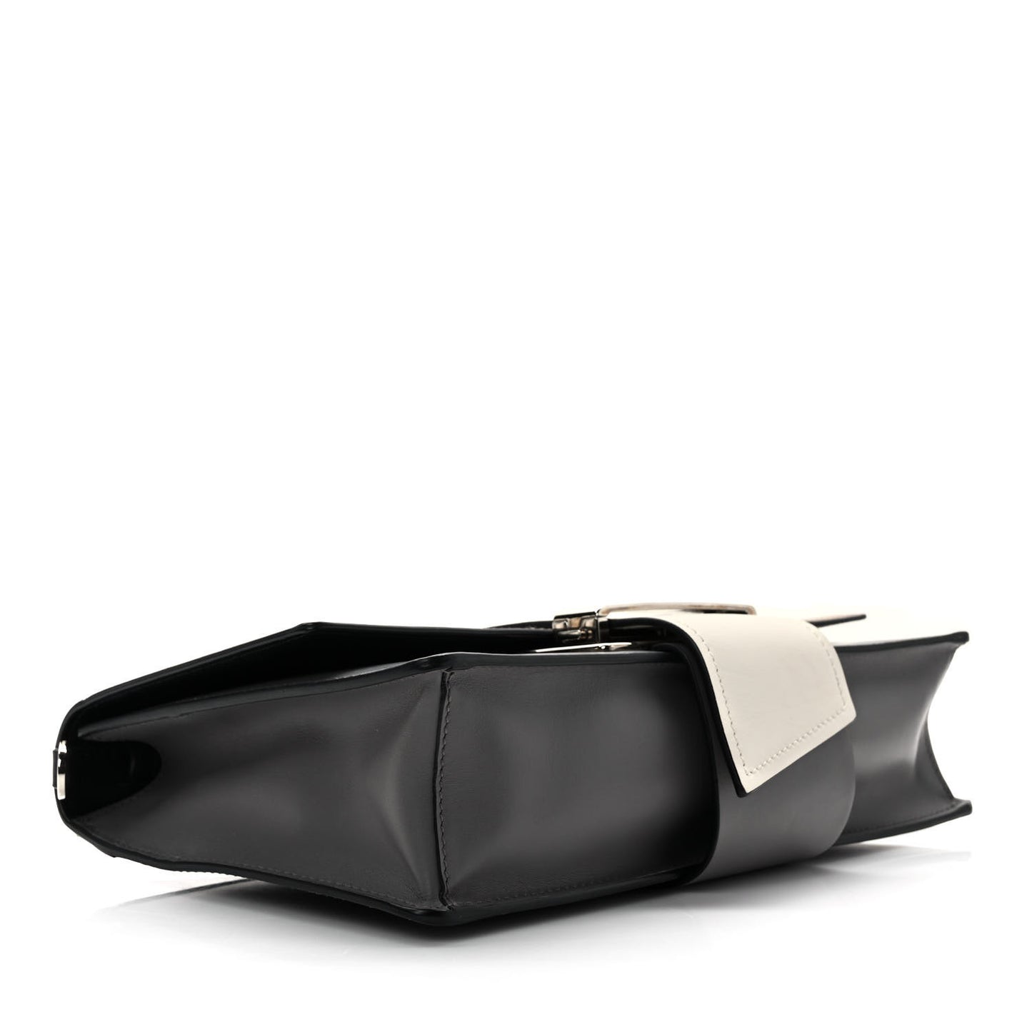 City Calf Plex Ribbon Bag Cammeo Bianco Marmo