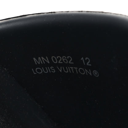 Louis Vuitton Rubber Monogram Eclipse Mens Waterfront Mules 12 Black 7 of 8