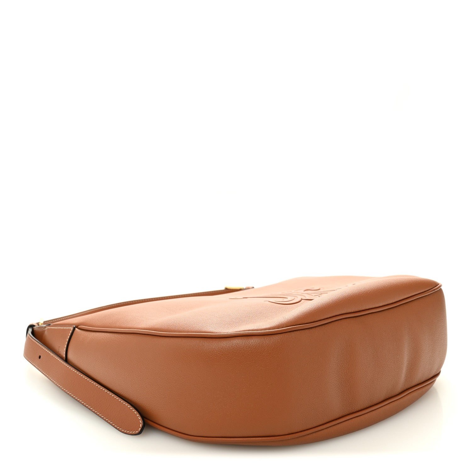 Celine Supple Calfskin Medium Triomphe Heloise Shoulder Bag Tan 4 of 12