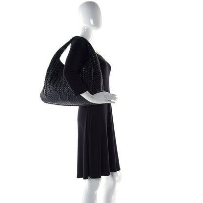 Bottega Veneta Nappa Intrecciato Medium Veneta Hobo Black 3 of 27