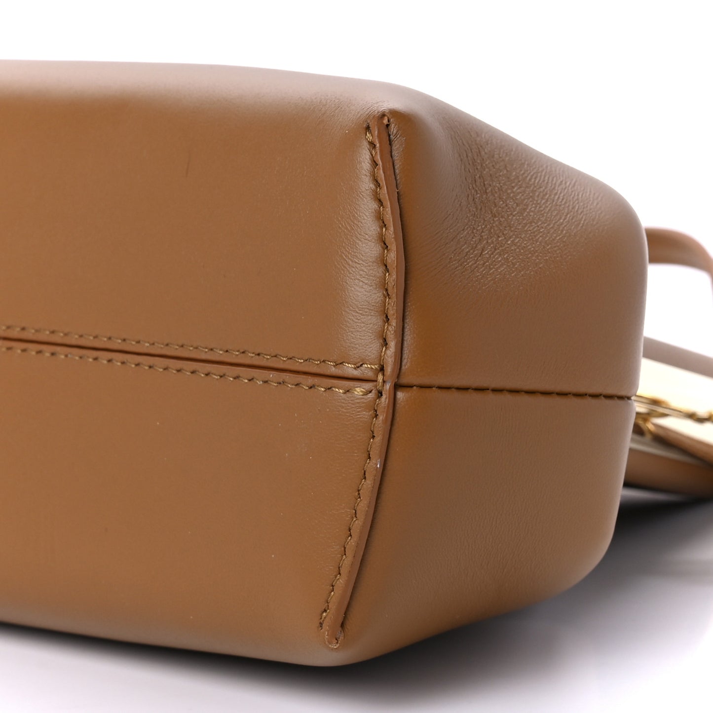 Shiny Nappa Small Fendi First Caramello