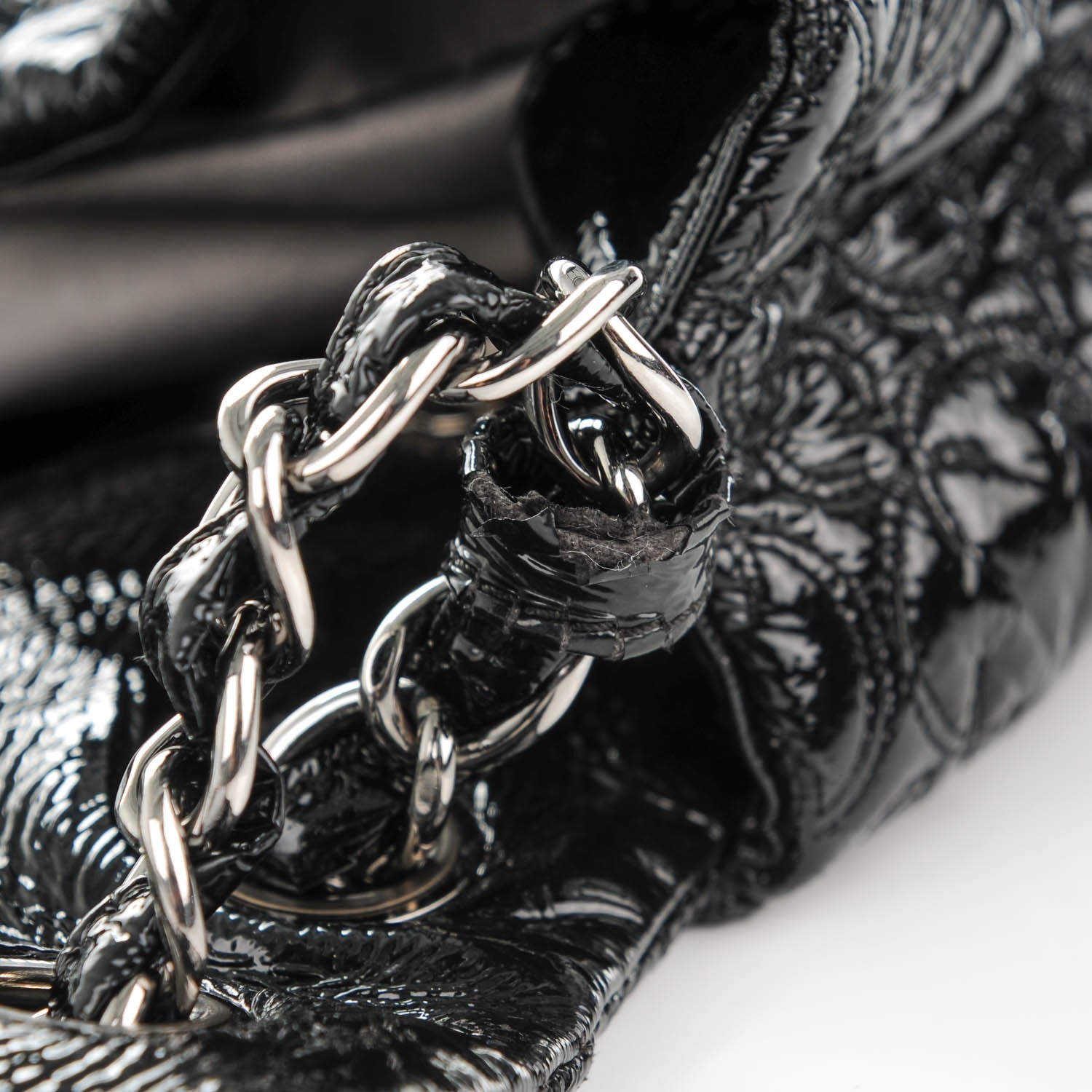 Chanel Vinyl Rock In Moscow Single Flap Black 9 of 9