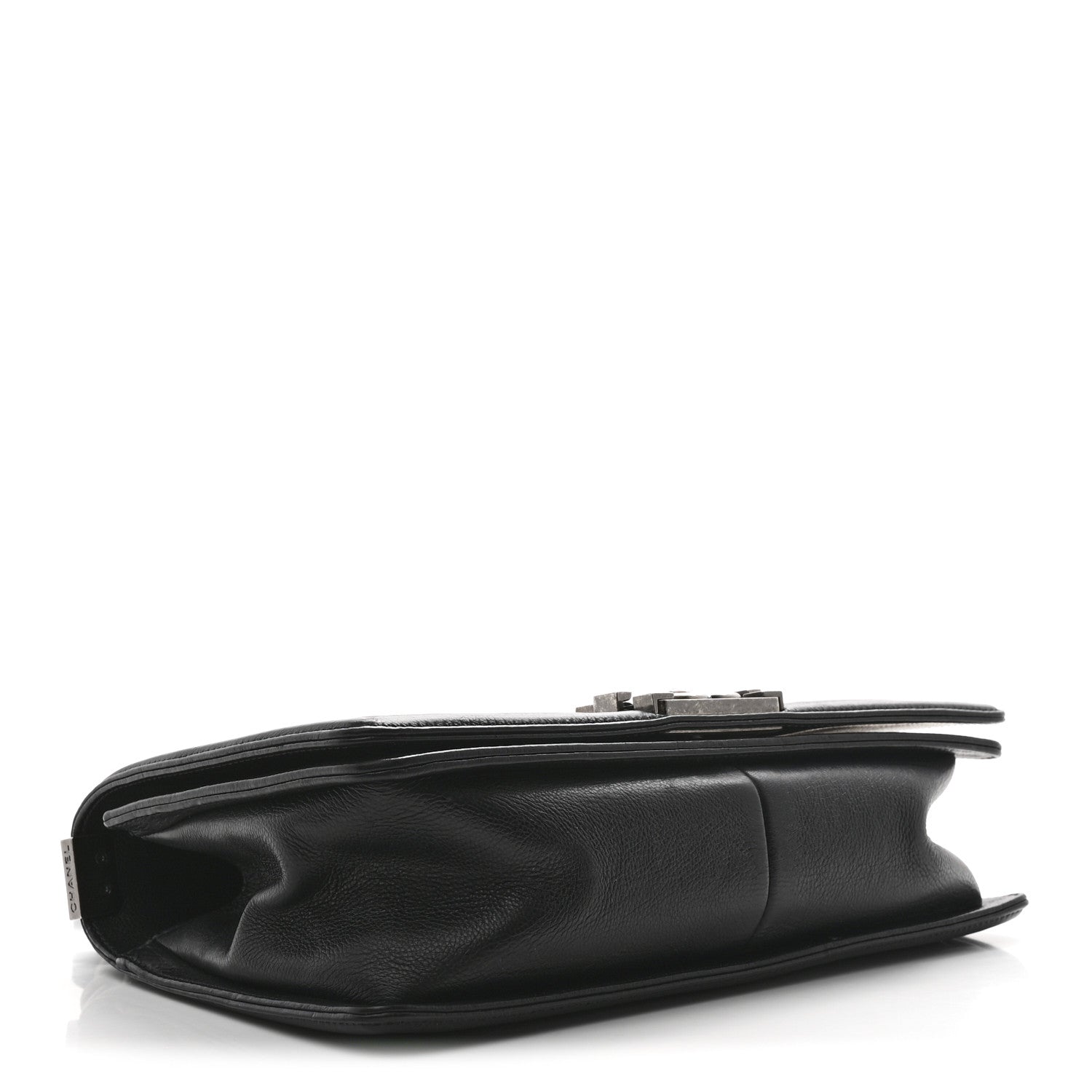 Chanel Calfskin Double Stitch Medium Boy Flap Black 4 of 10