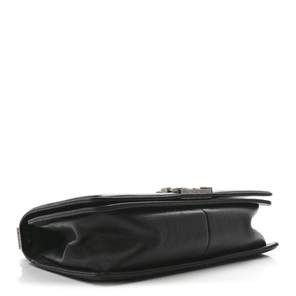 Chanel Calfskin Double Stitch Medium Boy Flap Black 4 of 10