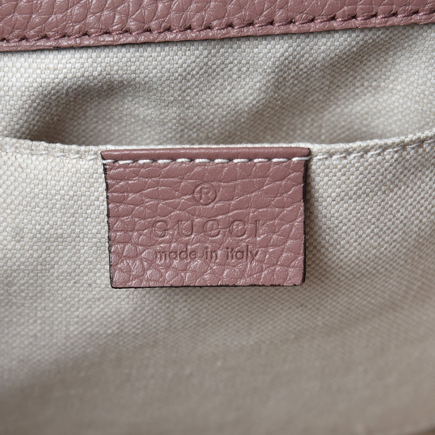 Calfskin Mini GG Marmont Top Handle Bag Rosy Phard