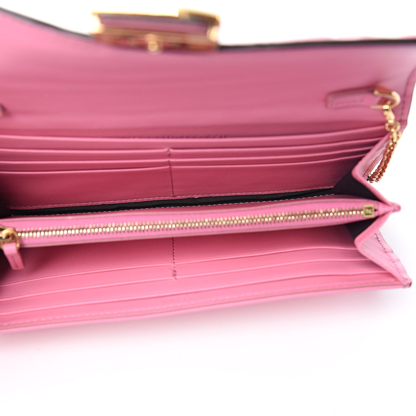 Nappa Matisse FF Embossed Continental Wallet On Chain Lollypop