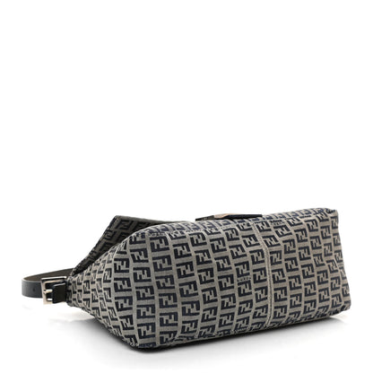 Fendi Zucchino Mama Baguette Navy 4 of 12