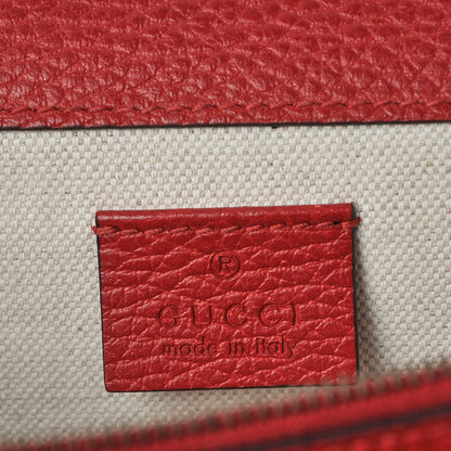 Gucci Dollar Calfskin Swarovski Crystal Small Dionysus Shoulder Bag Hibiscus Red 6 of 9