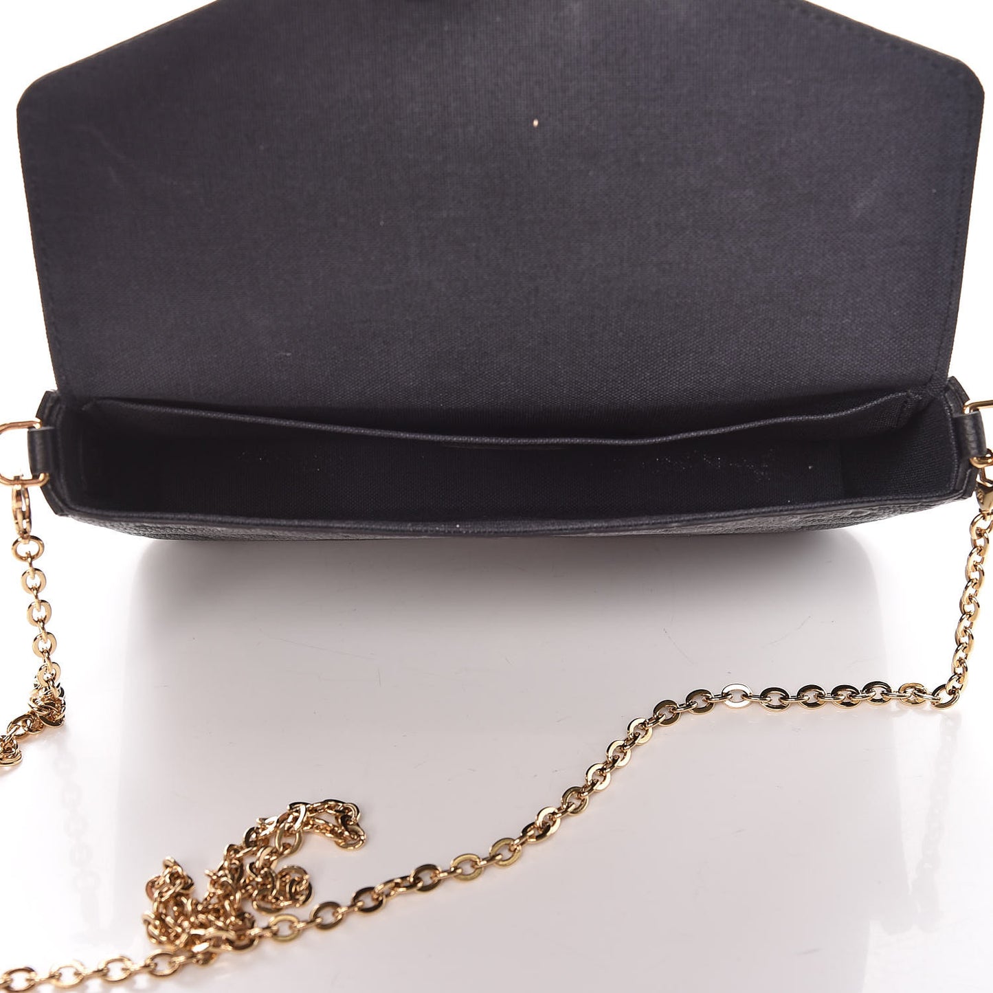 Empreinte Pochette Felicie Chain Wallet Black