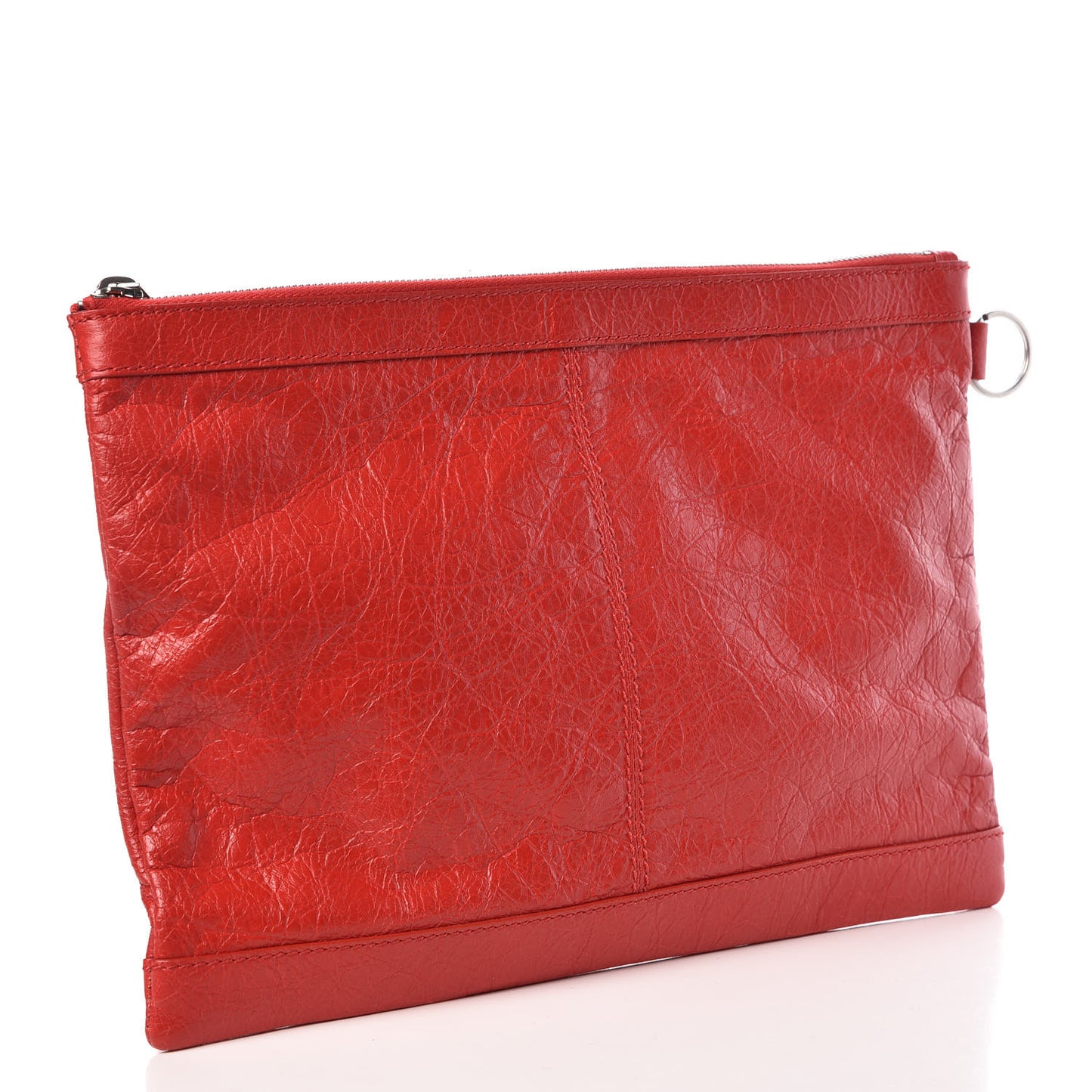 Agneau Arena Classic Hardware Medium Clip Rouge Tango