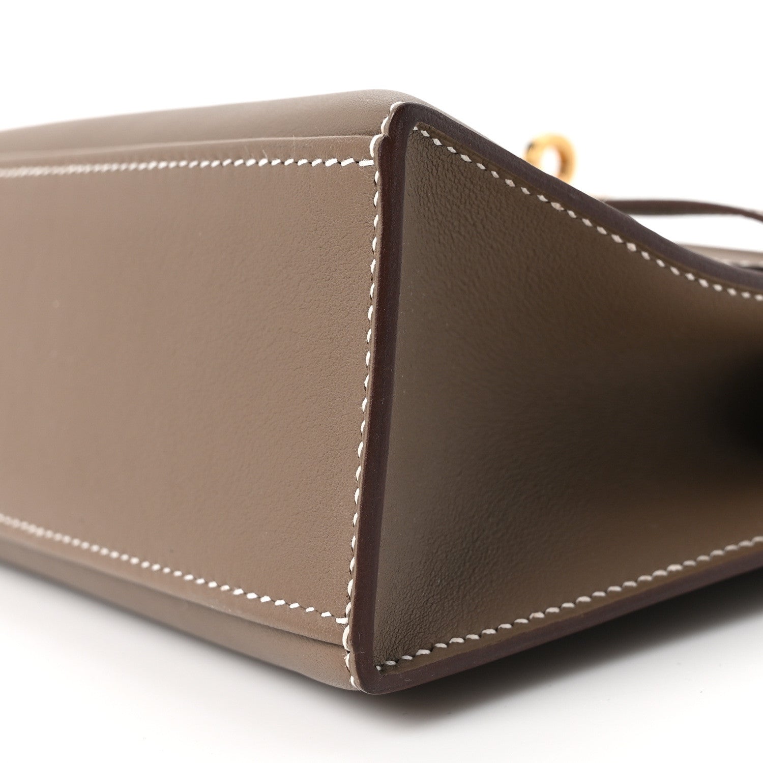 Hermes Swift Kelly Pochette Clutch Etoupe 9 of 9