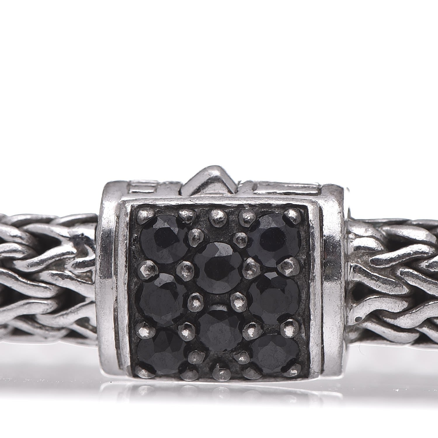 John Hardy Sterling Silver Black Sapphire 5mm Classic Chain Bracelet 4 of 5