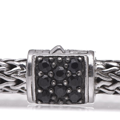John Hardy Sterling Silver Black Sapphire 5mm Classic Chain Bracelet 4 of 5