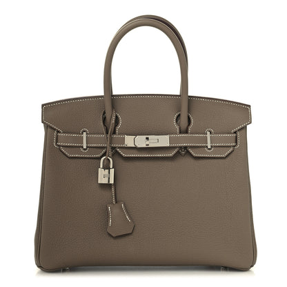 Hermes Togo Birkin 30 Etoupe 1 of 13