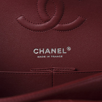 Chanel Caviar Quilted Medium Double Flap Dark Red 8 of 11