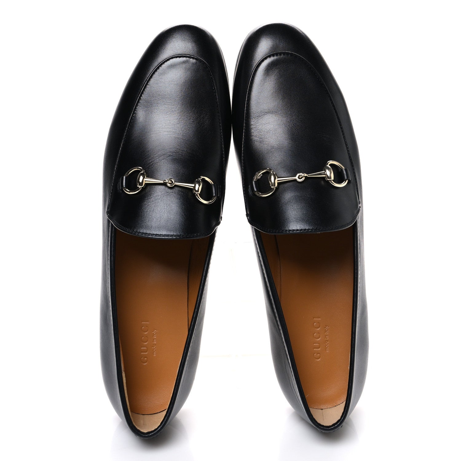 Gucci Calfskin Womens Jordaan Loafers 41 Black 2 of 11