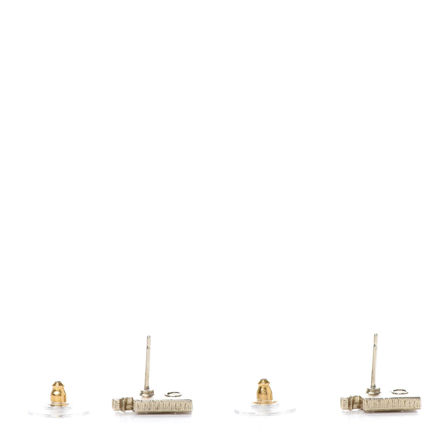 Coco No 5 Perfume Bottle Earrings Gold