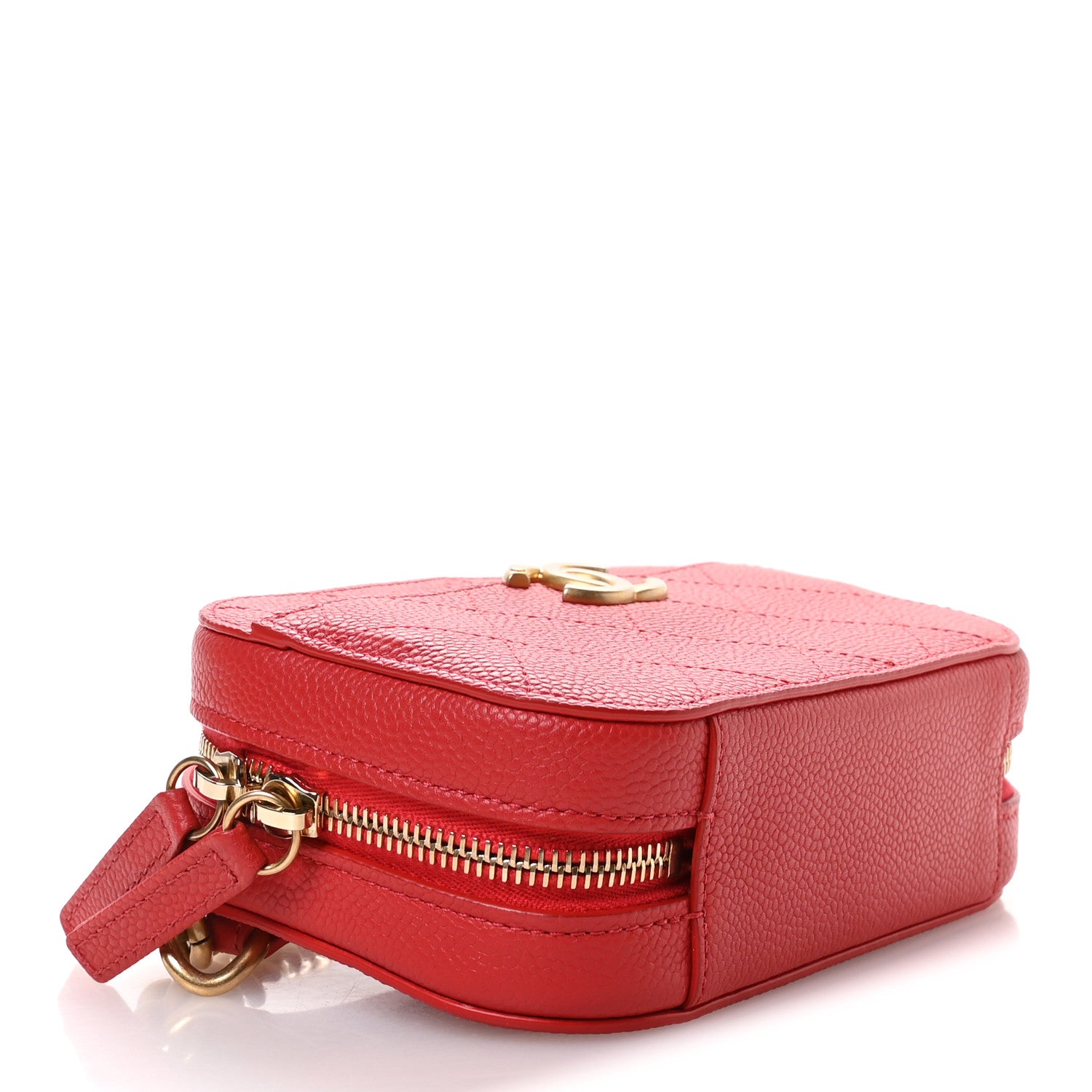 Chanel Caviar Quilted Waist Bag Red 4 of 11