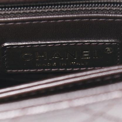 Chanel Caviar Quilted Extra Mini Coco Handle Flap Dark Brown 5 of 8