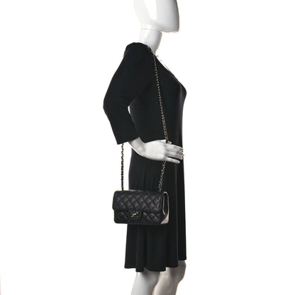 Chanel Caviar Quilted Mini Rectangular Flap Black 2 of 11