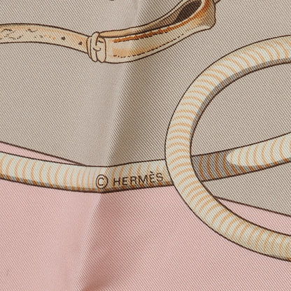 Hermes Silk Les Mustangs Scarf 90 3 of 7