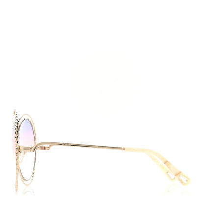 Chloe Oversized Round Carlina Oversized Round Sunglasses CE114ST Rainbow 3 of 6