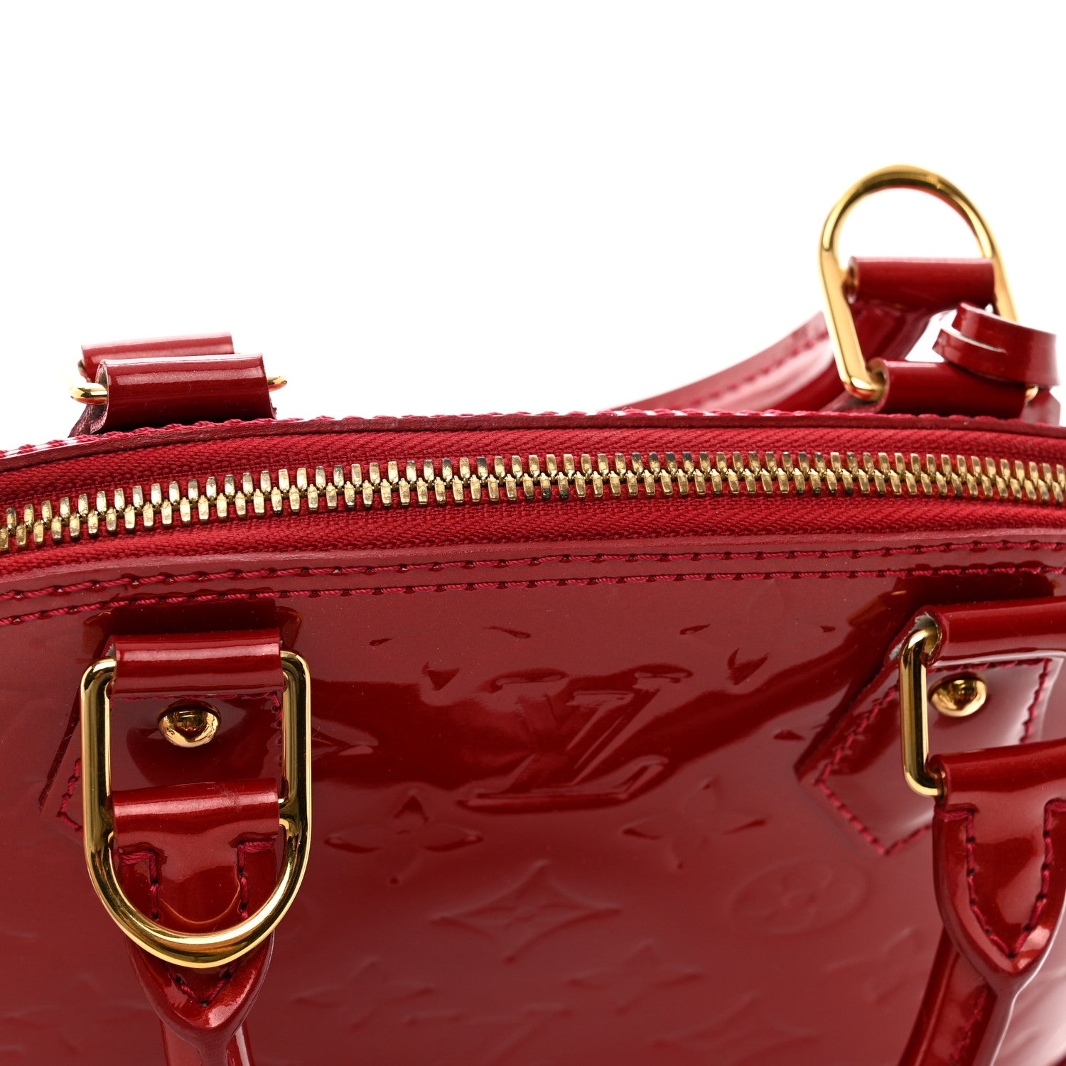 Louis Vuitton Vernis Alma BB Pomme D'Amour 11 of 11